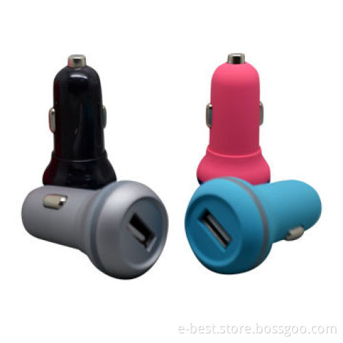 Single USB Car Charger, 12V Input